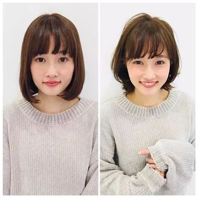 日本“小脸发型”火了 gif动图
