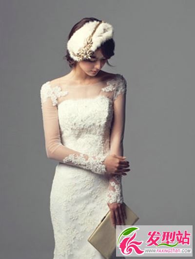 六款美美的新娘发型装扮 帮你打造出一个美丽迷人的新娘子