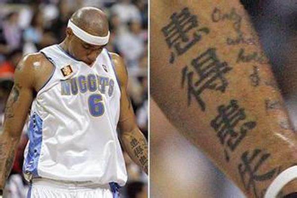 NBA球星中文纹身：普尔纹“永远的神”，他也知道00后网络用语？
