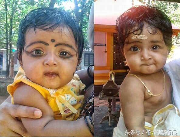 印度婴儿为什么要画眼线（非洲人为什么给孩子画眼线）