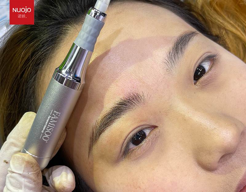 现在最流行的纹眉技术线条眉