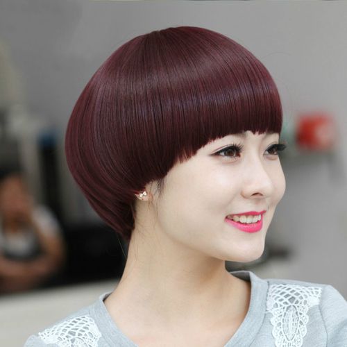 蘑菇发型图片女 蘑菇发型图片女短发烫发