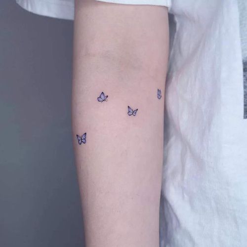 手臂纹身小图案 手臂纹身小图案五角星