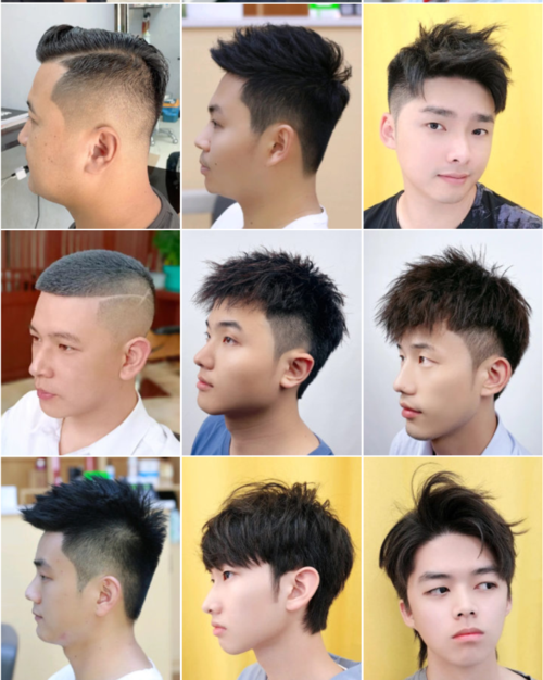 年轻男孩发型图片 17岁学生发型男高中短发