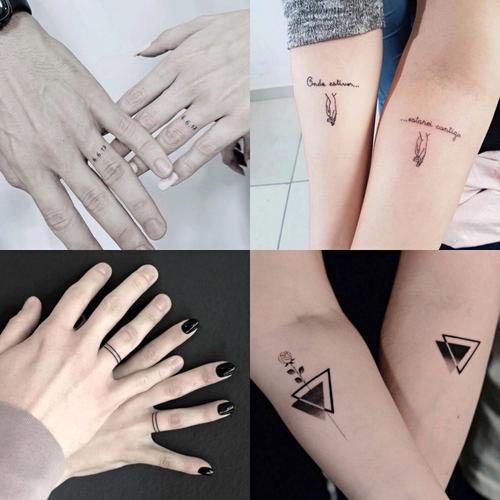 情侣纹身小图案 手指情侣纹身小图案