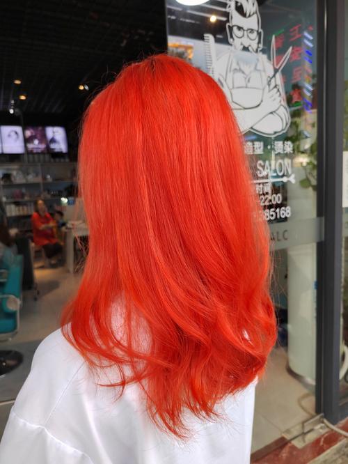 橙红色发型图片 橙红色发型图片大全