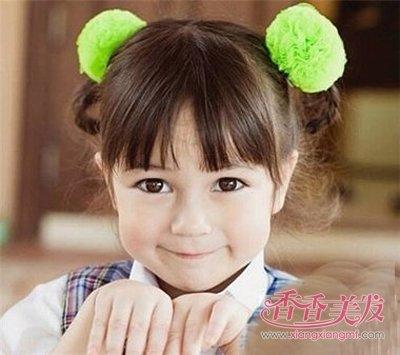 儿童女孩刘海发型图片 儿童女孩刘海发型图片大全集