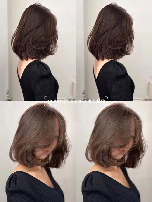 气质短发烫发发型图片女 气质短发发型女