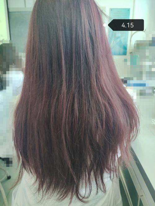 深紫红色头发图片 深紫红色头发图片大全