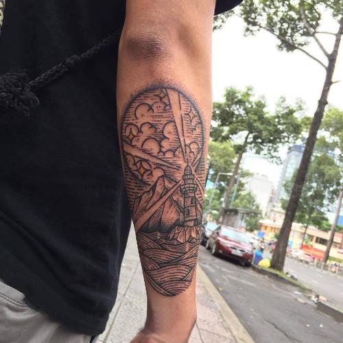 男士纹身图案手臂 男士纹身图案手臂简单
