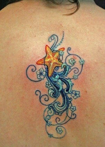 海星纹身图案 海星纹身图案图片