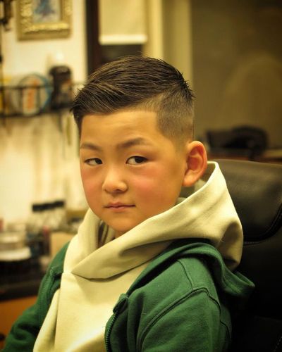 10岁男生发型图片 10—15岁男学生帅气发型