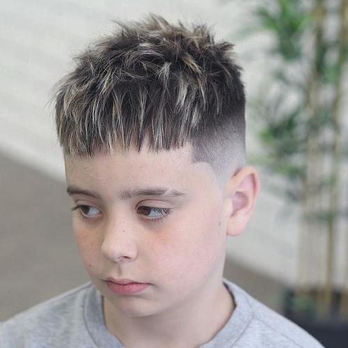 男童碎发发型图片 男童碎发发型图片短发