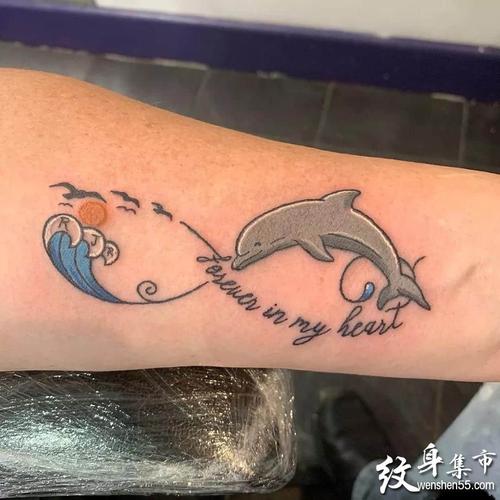 海豚图片纹身 海豚图片纹身