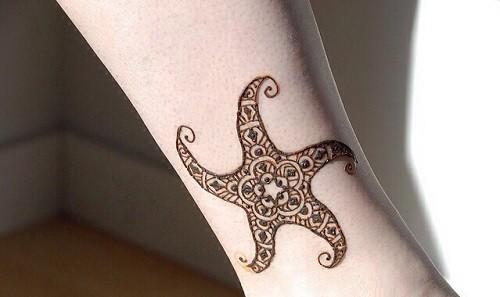 海星纹身图案 海星纹身图案图片