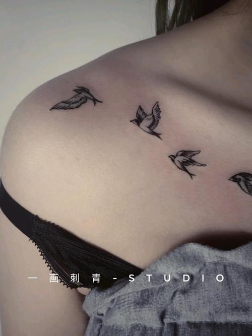 飞鸟纹身图案 飞鸟纹身图案大全图片