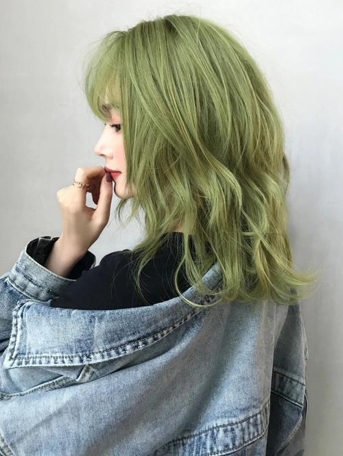 抹茶绿头发图片颜色 抹茶绿头发图片颜色怎么调