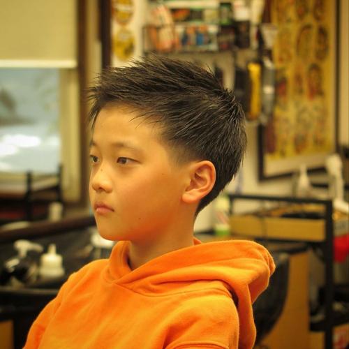 10岁男生发型图片 10—15岁男学生帅气发型
