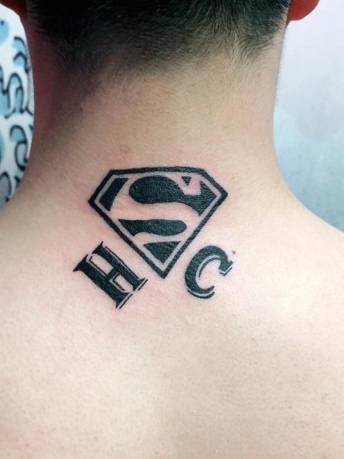 超人纹身图 超人纹身图案大全图片