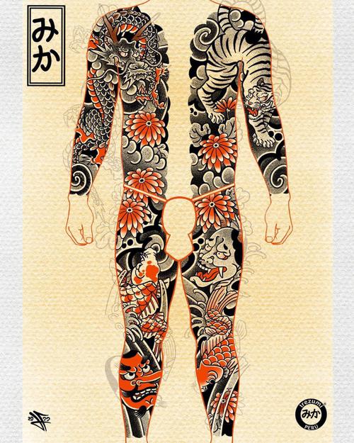日式纹身图 日式纹身图案小图