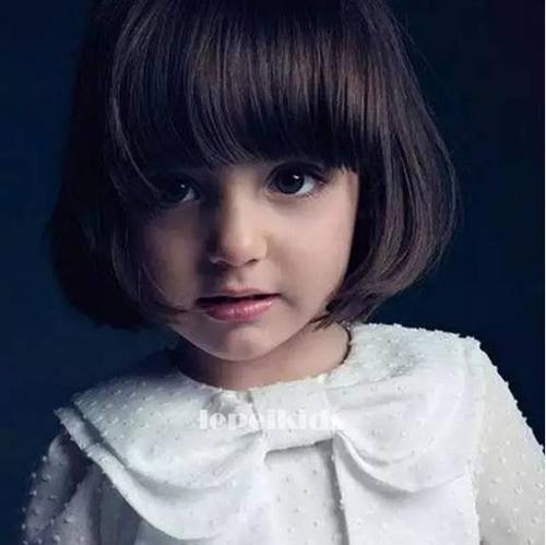 小姑娘短发发型图片 7一10岁儿童发型