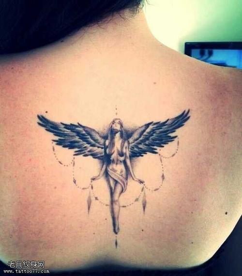背部个性纹身图案 个性后背纹身