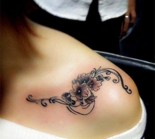 好看的纹身图案女 好看的纹身图案女玫瑰花