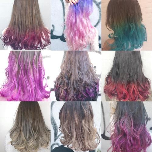 各种颜色发型图片 各种颜色发型图片女生