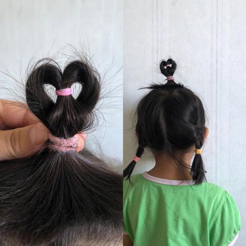儿童辫发型各种各样的图片 幼儿发型女4-6岁编发