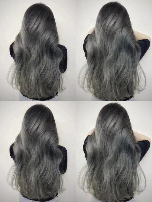 灰色头发图片 灰色头发图片女生