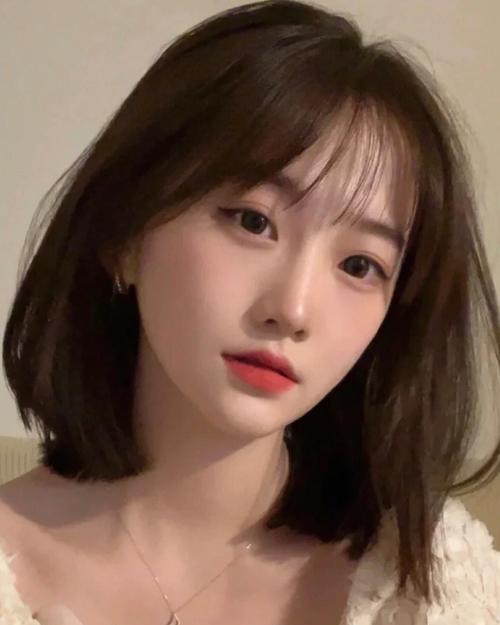 韩系女生短发发型图片 韩系短发图片女生