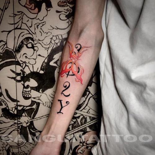 胳膊纹身字母图案 胳膊纹身字母图案女生