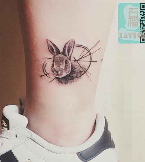 兔子纹身图案男 兔子纹身图案男花臂