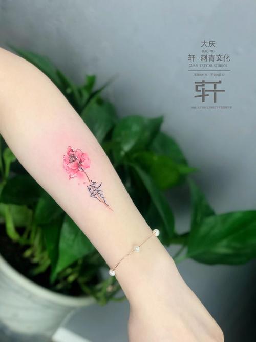 蔷薇花纹身图案 蔷薇花纹身图案大全图片