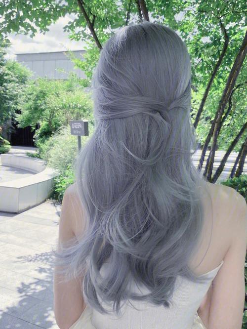 蓝灰色头发效果图 蓝灰色瓦效果图