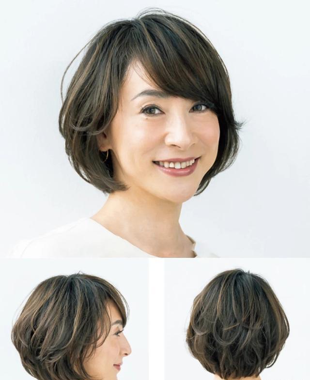 五十岁女人烫发发型图片大全 五十岁女人发型图烫发