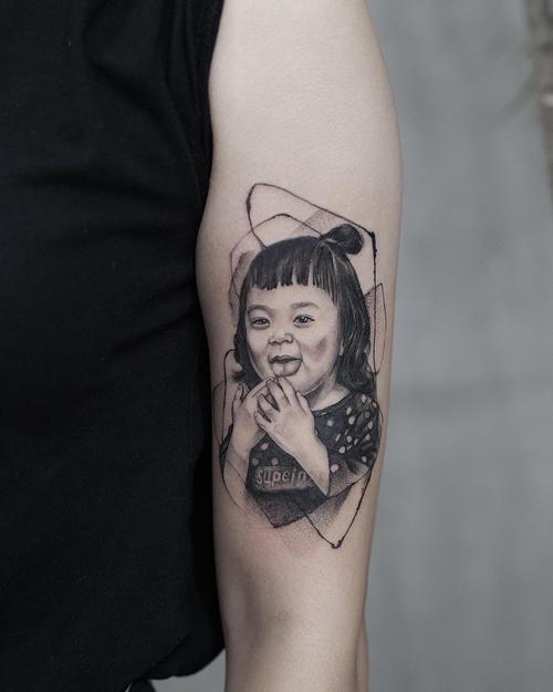 关于女儿的纹身图案 关于女儿的纹身短语