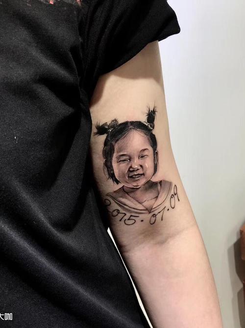 关于女儿的纹身图案 关于女儿的纹身短语