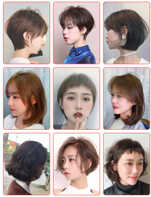 不同头型的发型图片 不同头型的发型图片对比