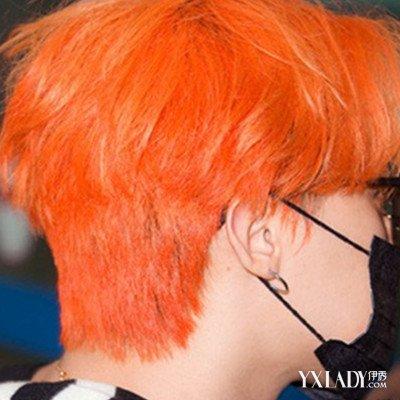 橙色发型图片 橙色发型图片男生