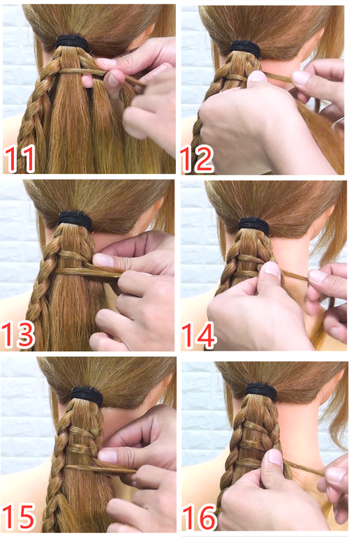 女孩发型绑扎方法图解 女孩发型绑扎方法图解视频
