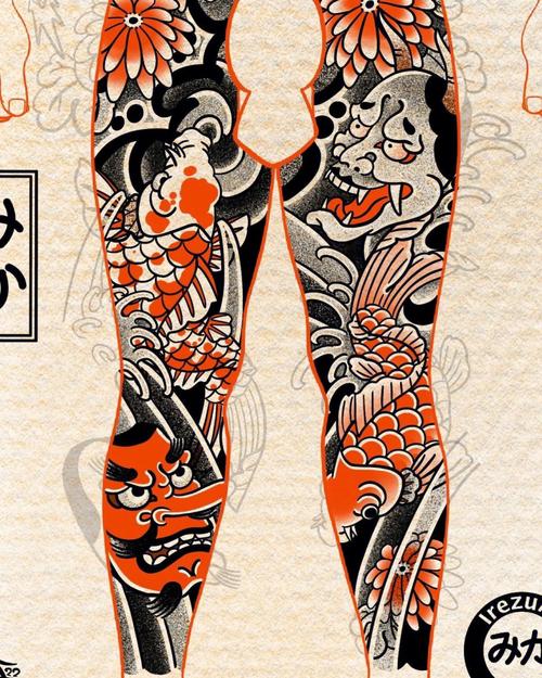 日式纹身图案 日式纹身图案大全图片