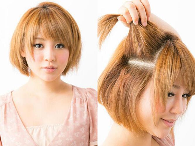 短发扎头发的方法图片 短发扎头发的方法100种