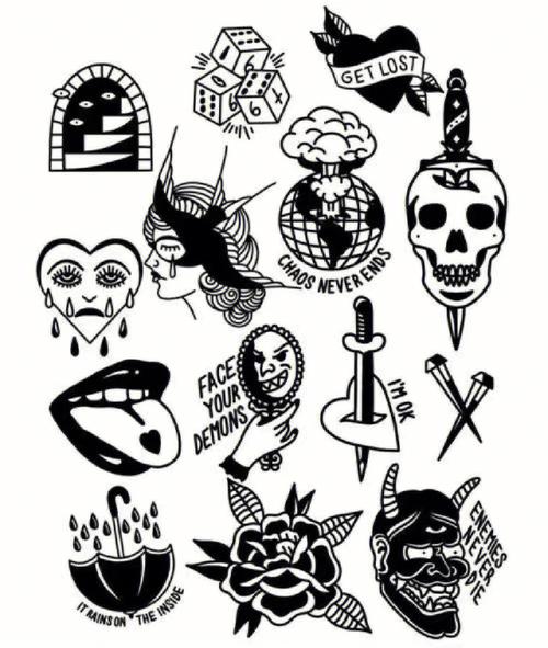 常见的纹身图案 常见的纹身图案女
