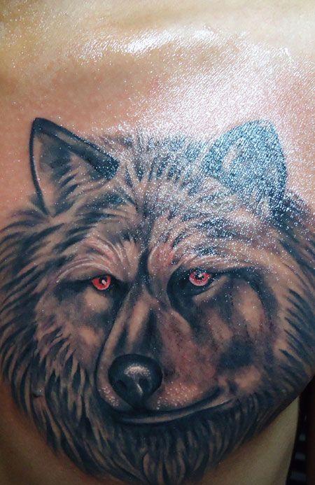 狼头纹身图案大全图片 滴血狼头纹身图案大全图片