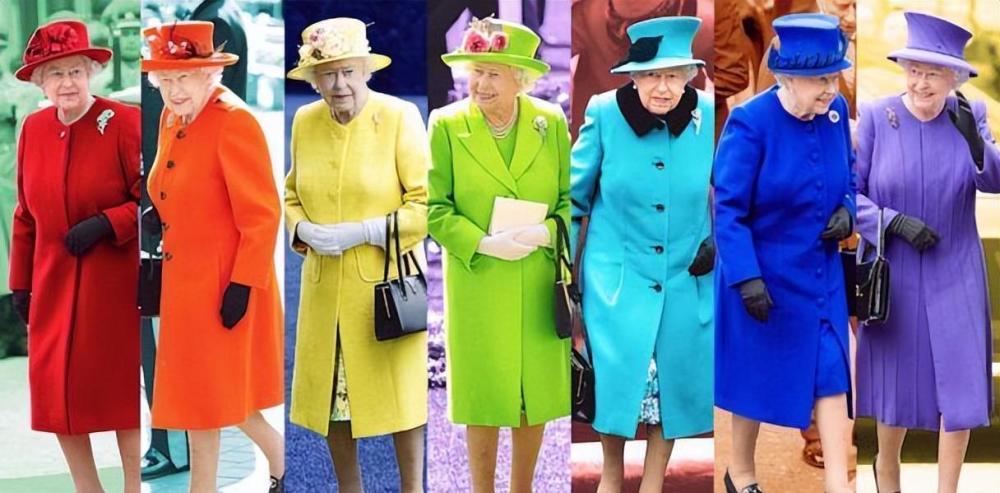 英国女王穿搭图片 英国女王穿搭