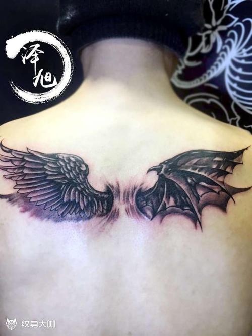 恶魔的翅膀纹身图案 恶魔的翅膀纹身图案图片