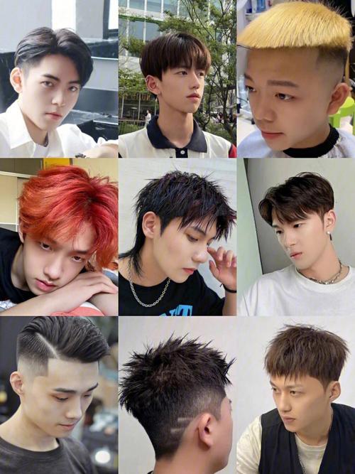 男士的各种发型图片 2023男士最新发型
