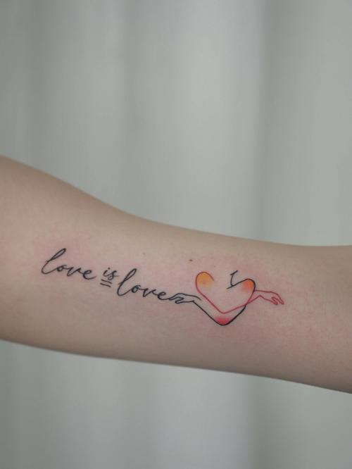 love纹身字母图片 love纹身