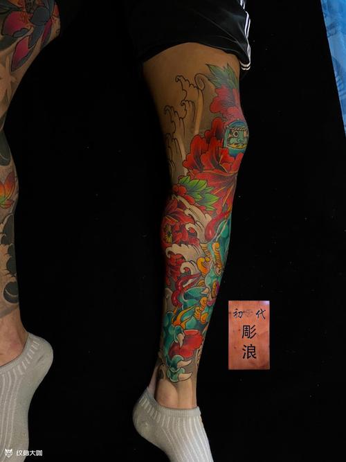 女生花腿纹身图案大全 女生花腿纹身图案手稿